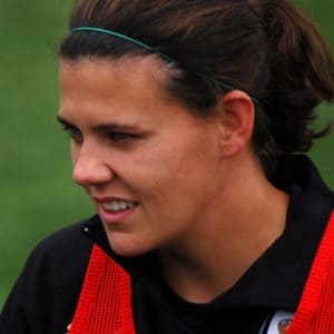 Women's soccer team captain, Christine Sinclair. 