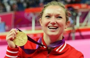 Trampoline Gold-medalist Rosie MacLennan.