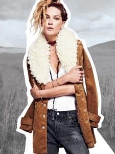Lady Lane Fur Collar Jacket, $298. 