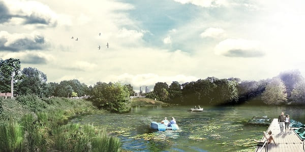 Trinity Bellwoods Lake? This proposal shows us what it would look like