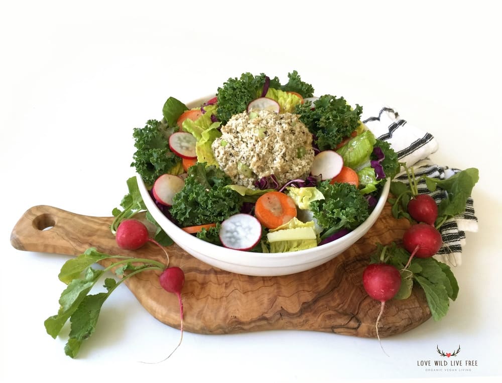 Raw Vegan Mock Tuna Salad from Love Wild Live Free