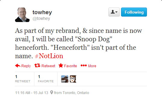 Mark Towhey continues to be one of the funniest people on Twitter