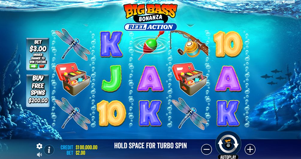 Fishing themed slot