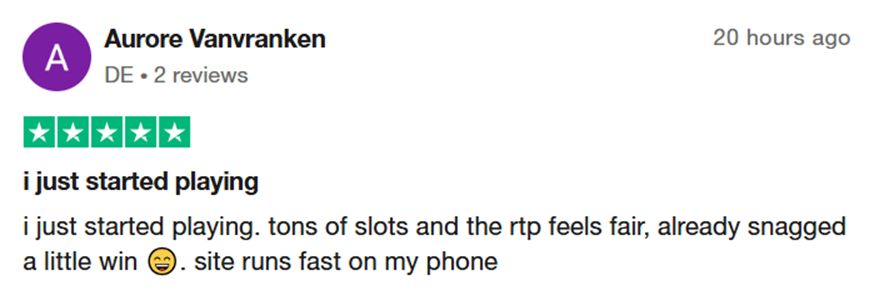 Positive slots feedback