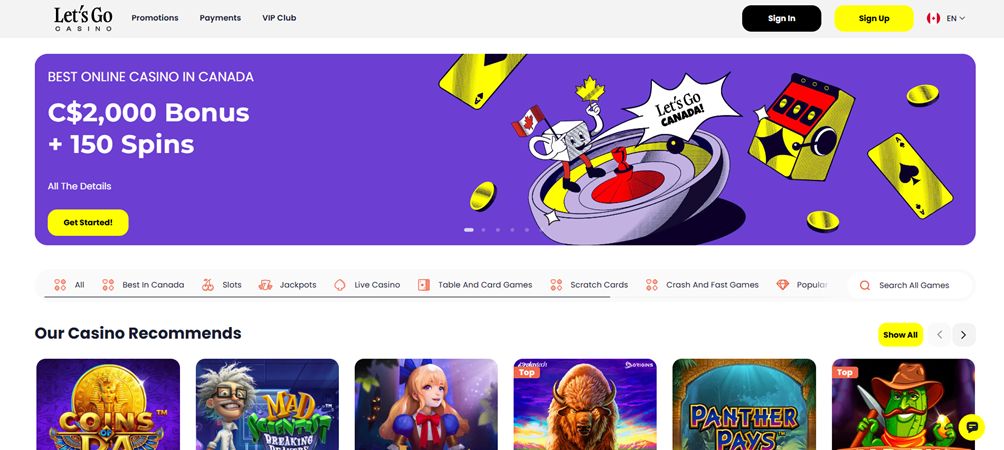 Online casino banner